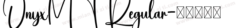 OnyxMT Regular字体转换